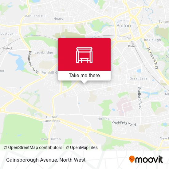 Gainsborough Avenue map