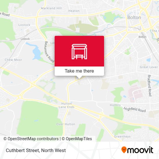 Cuthbert Street map