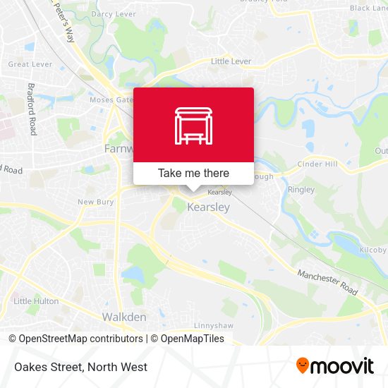 Oakes Street map