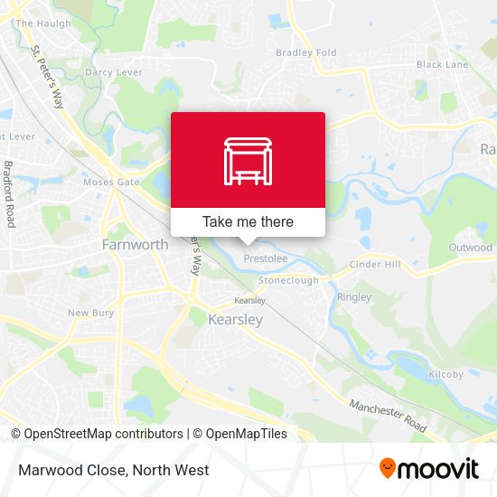 Marwood Close map