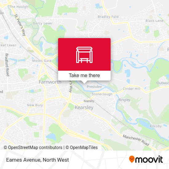 Eames Avenue map