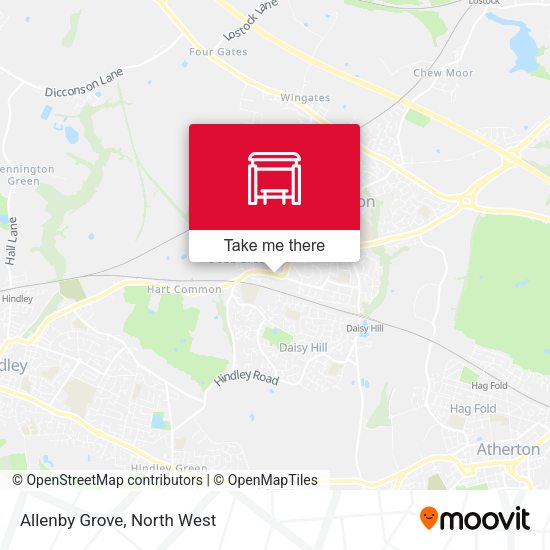 Allenby Grove map