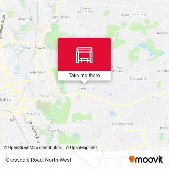 Crossdale Road map