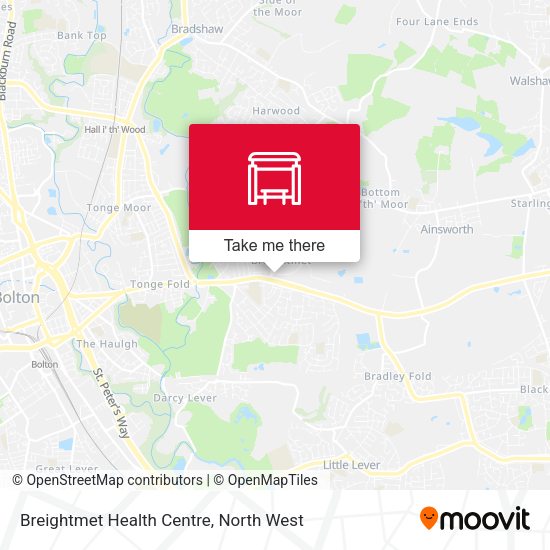 Breightmet Health Centre map