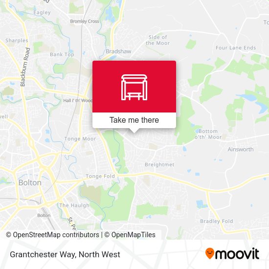 Grantchester Way map
