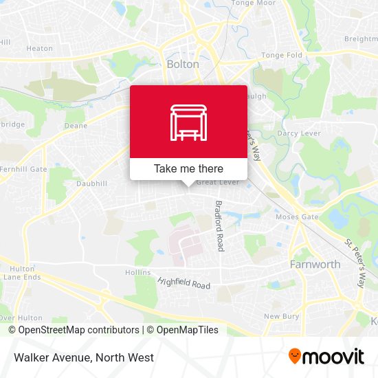 Walker Avenue map