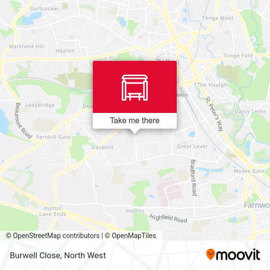 Burwell Close map