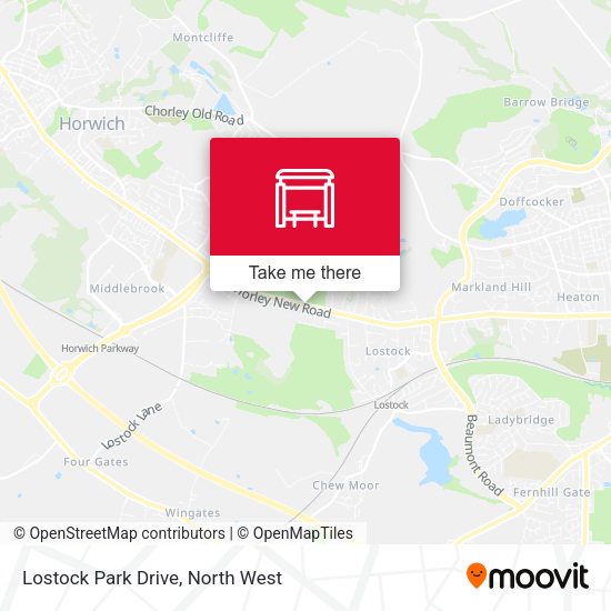 Lostock Park Drive map