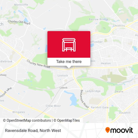 Ravensdale Road map