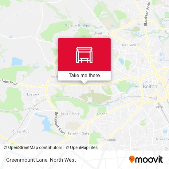 Greenmount Lane map