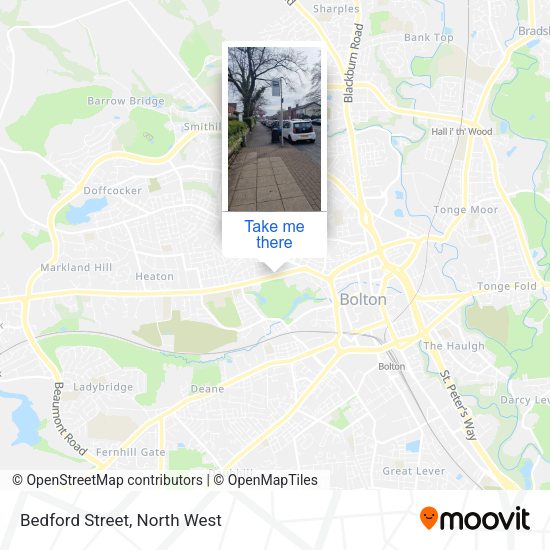 Bedford Street map