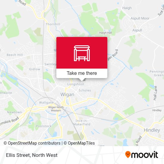 Ellis Street map