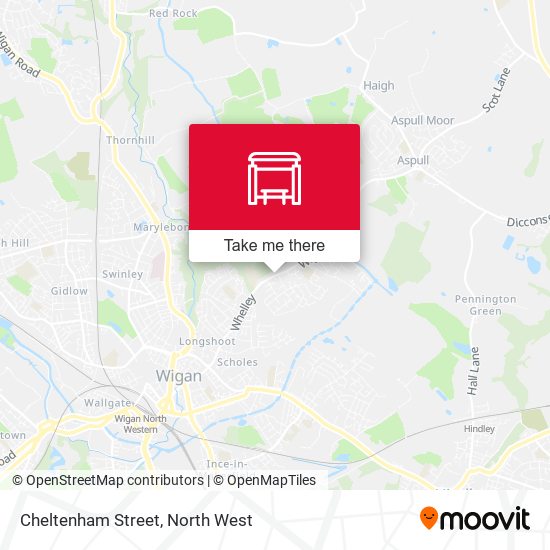 Cheltenham Street map
