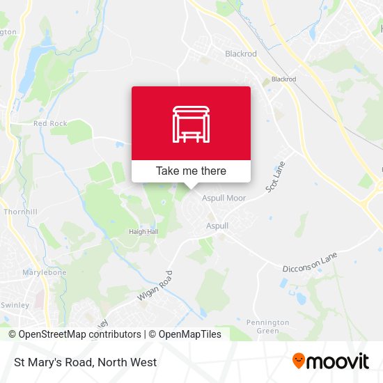 St Mary's Road map