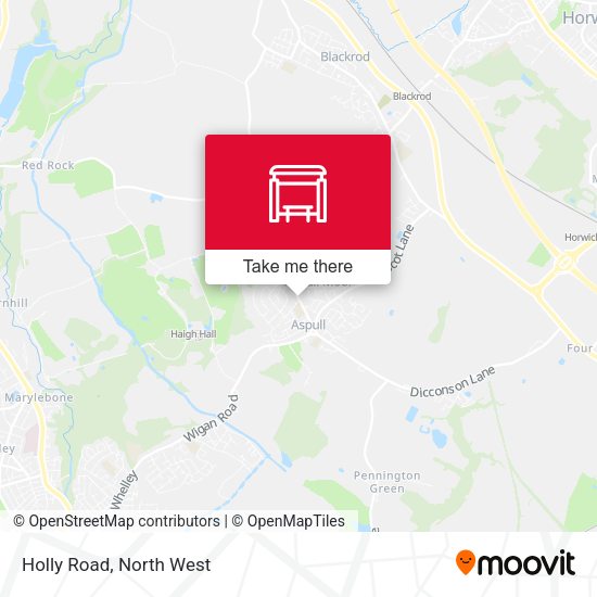 Holly Road map