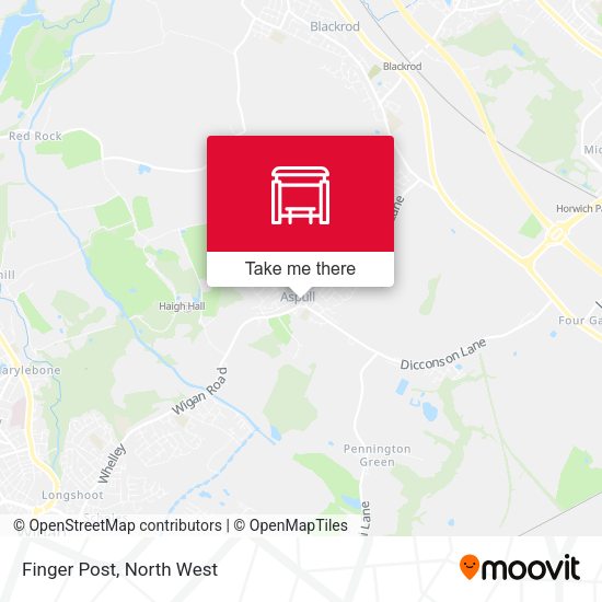 Finger Post map