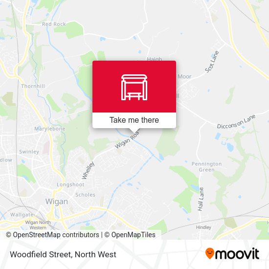 Woodfield Street map