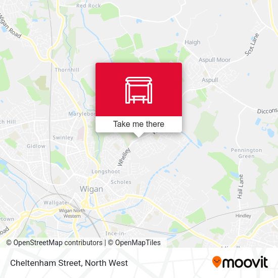 Cheltenham Street map