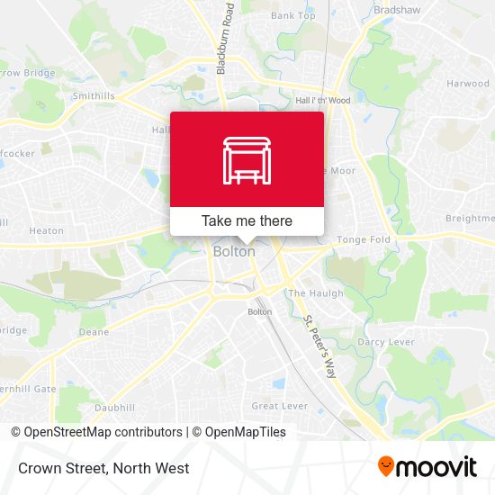 Crown Street map