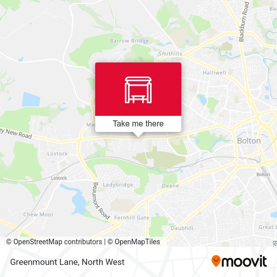 Greenmount Lane map