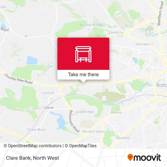Clare Bank map