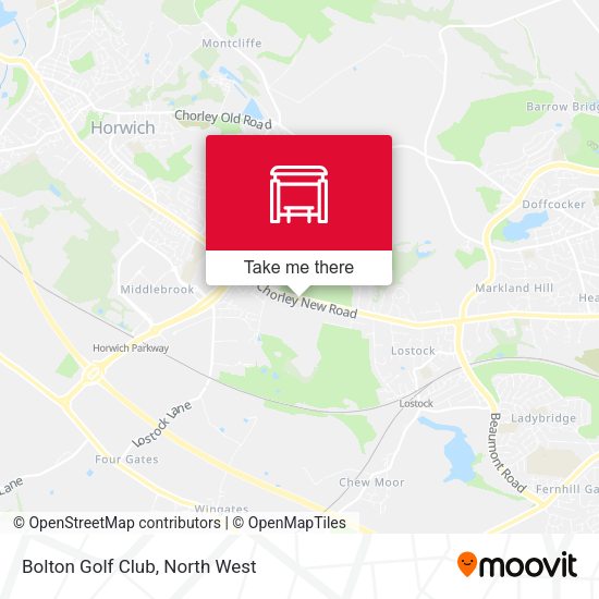 Bolton Golf Club map
