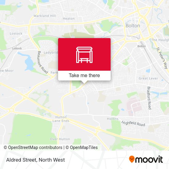 Aldred Street map