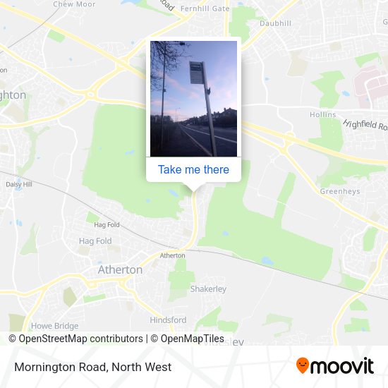 Mornington Road map