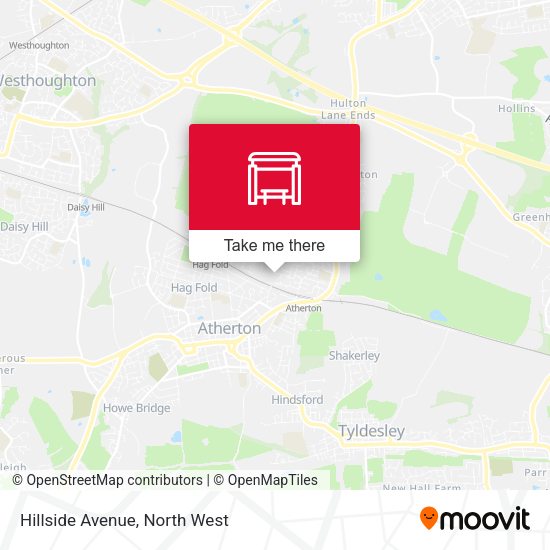 Hillside Avenue map