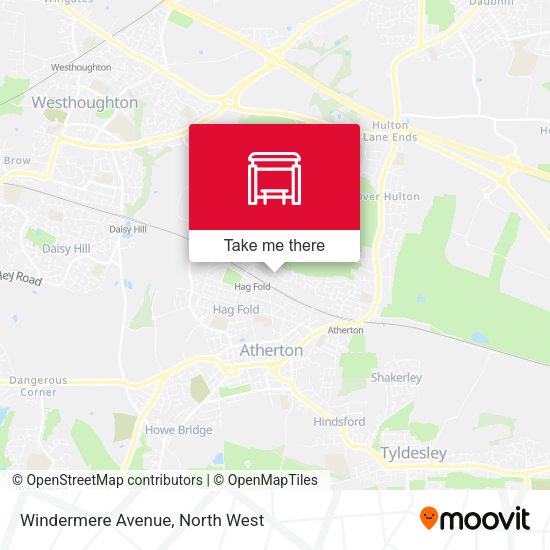 Windermere Avenue map
