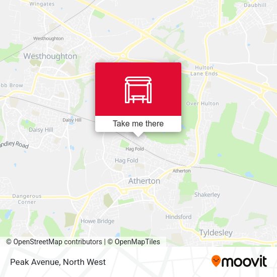 Peak Avenue map