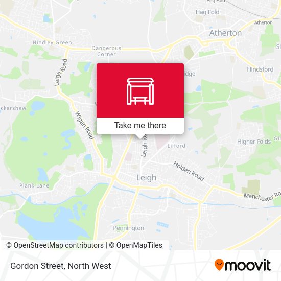Gordon Street map