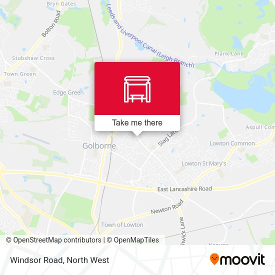 Windsor Road map