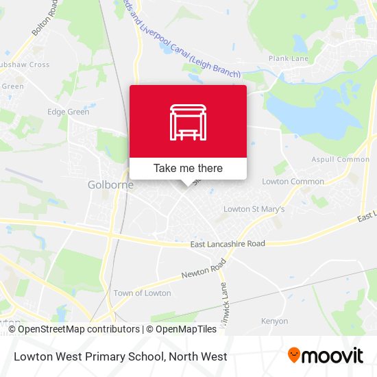 Lowton West Primary School map
