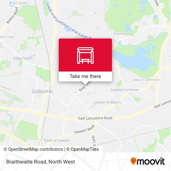 Braithwaite Road map
