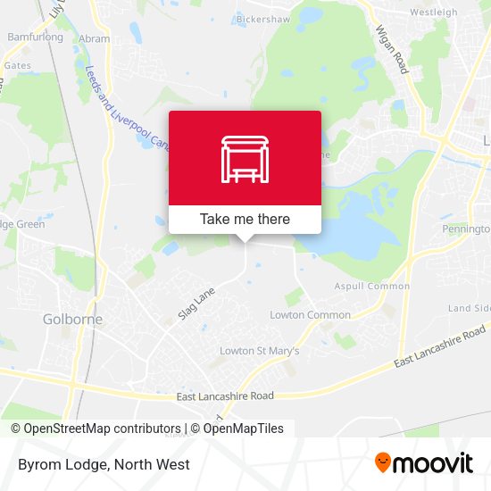 Byrom Lodge map