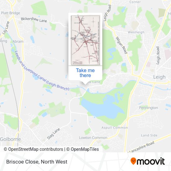 Briscoe Close map