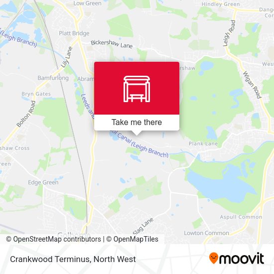 Crankwood Terminus map