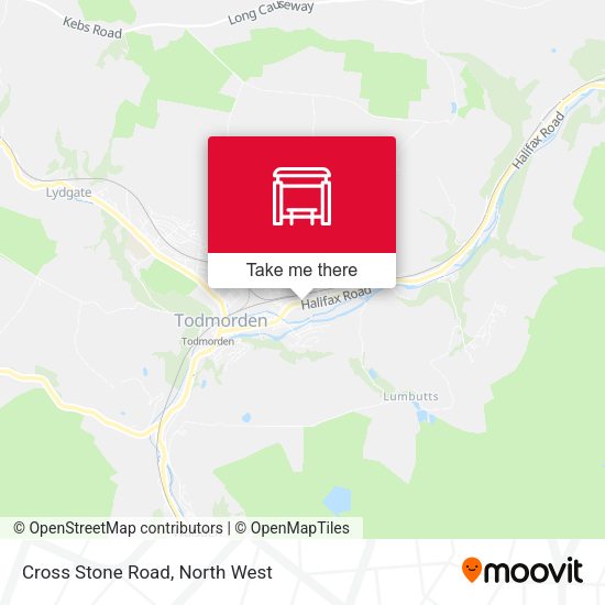 Cross Stone Road map