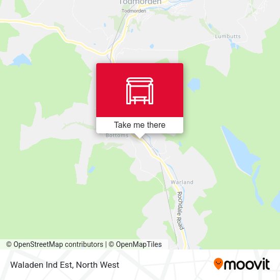 Waladen Ind Est map