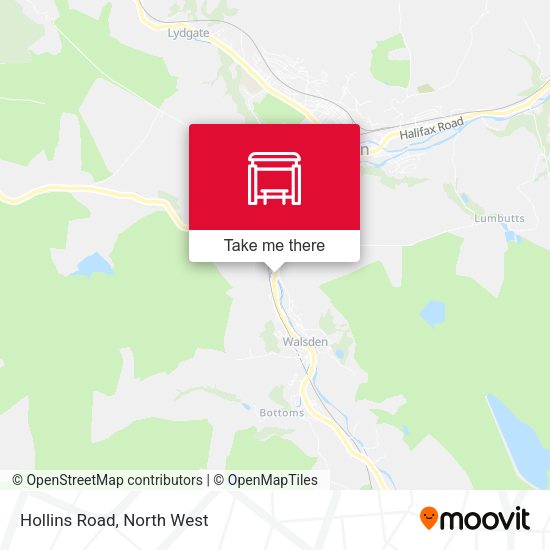 Hollins Road map