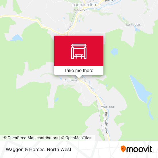 Waggon & Horses map