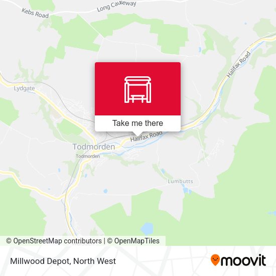 Millwood Depot map