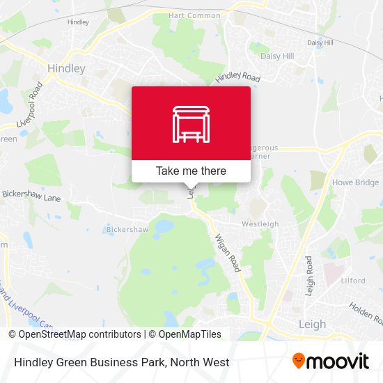 Hindley Green Business Park map