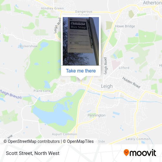 Scott Street map