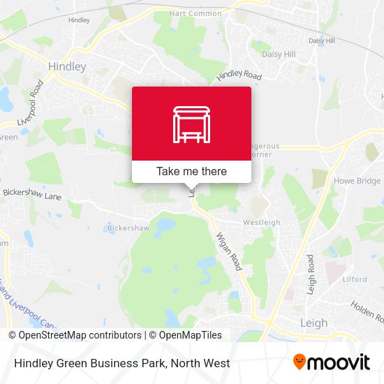 Hindley Green Business Park map