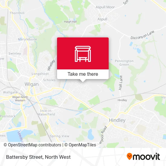 Battersby Street map
