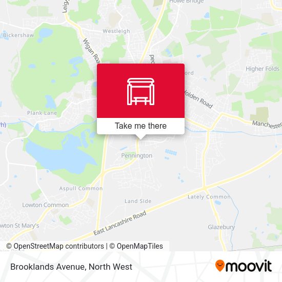 Brooklands Avenue map