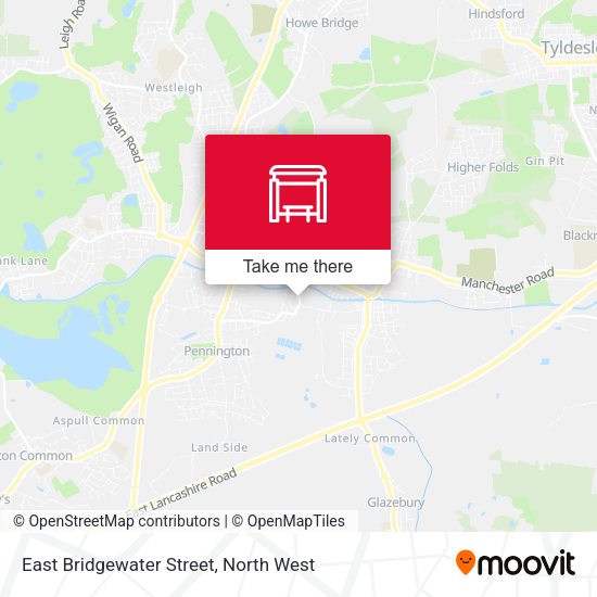 East Bridgewater Street map