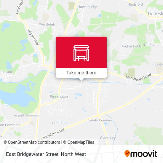 East Bridgewater Street map